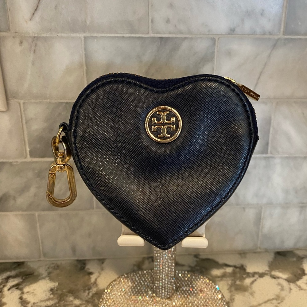 Navy blue Tory Burch coin purse